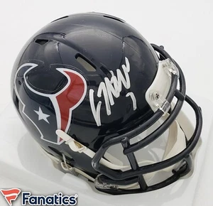 C.J. Mini casco Stroud firmato Houston Texans Speed (certificato fanatici) - Foto 1 di 3