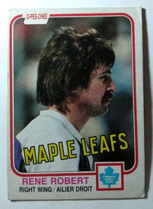 1981-82 O-PEE-CHEE NHL  *** Rene Robert ***  Card #322