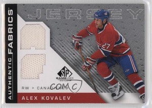 2007-08 SP Game Used Edition Authentic Fabrics Alex Kovalev #AF-AK