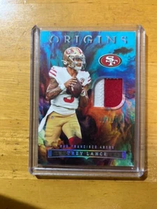 2020 Panini Origins Trey Lance San Francisco 49ers Patch /49 #FF-TLA - Picture 1 of 24