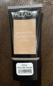 NEW SEALED! PALLADIO OIL-FREE ( PFF04 NATURALLY BEIGE ) POWDER FINISH FOUNDATION - Picture 1 of 1