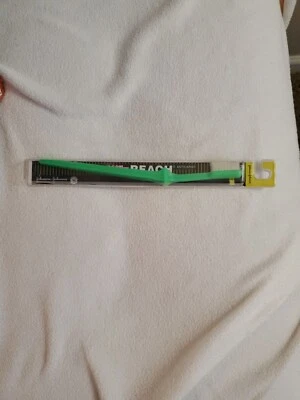 Vintage 80s Reach Plus Toothbrush Long Head RARE NEON. MEXICO  - Image 1 of 4