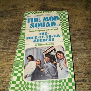 THE MOD SQUAD #3 The Sock It to Em Murders by Richard Deming Vintage Paperback - Picture 1 of 3