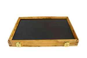 Messer Vitrine Pfeilspitzen 18x12 Ahorn & Schwarz Pin Medaille Holz USA Shadow Box - Bild 1 von 13