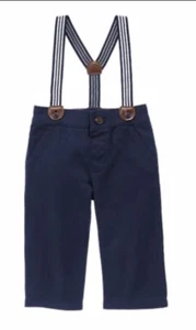 Gymboree Holiday Shine Navy Overalls Size 6-12 Months NWT - Picture 1 of 1