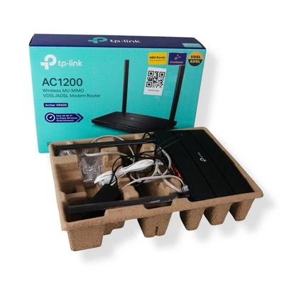 TP-Link Archer VR400 V3 AC1200 Wireless Dual Band VDSL ADSL NBN Modem Router USB - image 1 of 4
