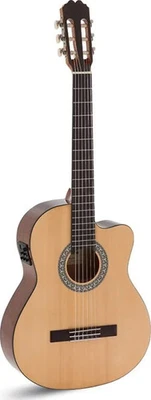 Admira Alba cutaway classical guitar with spruce top, Beginner series. Spain ... - Image 1 of 3