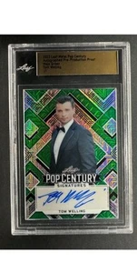 Tom Welling 2022 Foglia Pop Century Pre-Produzione Proof 1/1 Auto Smallville RARO - Foto 1 di 5