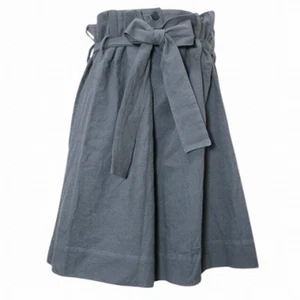 Anglomania Vivienne Westwood Skirt Knee Length Double Waist Bow Ribbon Gray Used - Picture 1 of 9