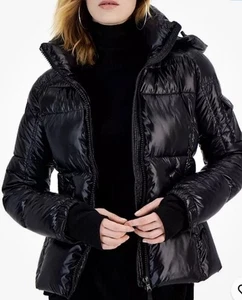 S13 Womens Kylie Glossy Puffer Jacket Down (No Hood) Nordstrom EUC Sold Out $300 - Picture 1 of 8