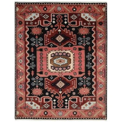 Modern Peach Rug contemporary Oushak Rug Multi Hand-knotted Rug living area Rug. - Image 1 of 4