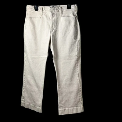 Pantalón vaquero Banana Republic crudo tiro alto pierna ancha talla 28 Foto 1 de 4