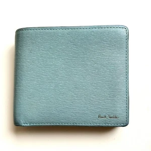 Portafoglio Paul Smith vera pelle bifold blu cielo - Foto 1 di 8