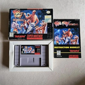 FATAL FURY SPECIAL SNES SUPER NINTENDO COMPLETE IN BOX - Picture 1 of 12