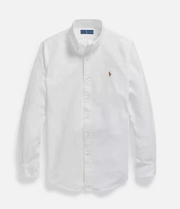 Ralph Lauren Oxford Shirt White Custom Fit - Picture 1 of 5