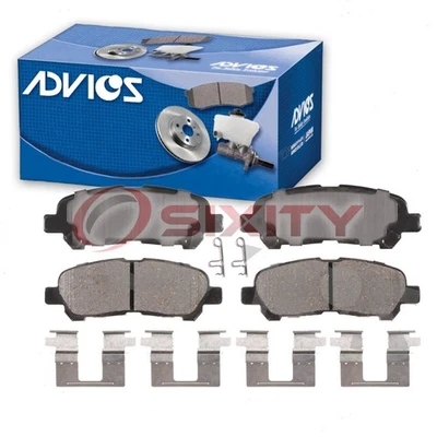 ADVICS Rear Disc Brake Pad Set for 2008-2014 Toyota Highlander  - Braking qp - Image 1 of 4