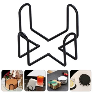 Coaster Holder Portable Coaster Rack Table Pad Holder Mat Rack Kitchen Supplies - Picture 1 of 11