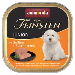 Animonda vom Feinsten Junior Geflügel & Putenherzen 44 x 150g - Bild 1 von 1