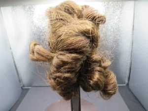 Peluca Muñeca 6" Talla Marrón ¡Buena Calidad!  Parece nuevo, necesita retoque #58 - Imagen 1 de 3