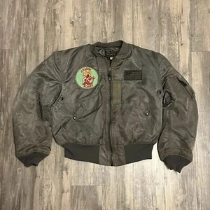 Chaqueta de bombardero de vuelo Avirex de la Fuerza Aérea de los Estados Unidos de colección talla grande - Imagen 1 de 5