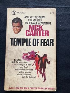 Nick Carter - Temple of Fear  - Published by Tandem - Paperback