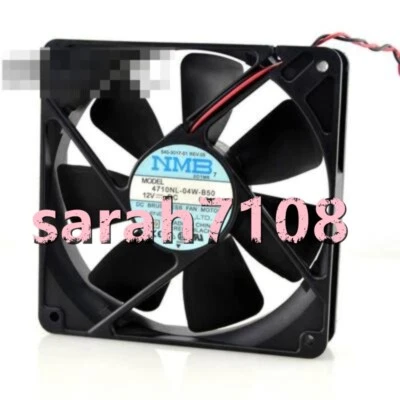 1PC NEW NMB 12CM fan 12025 12V 0.74A Dual ball bearing 4710NL-04W-B50 #LM - Image 1 of 3