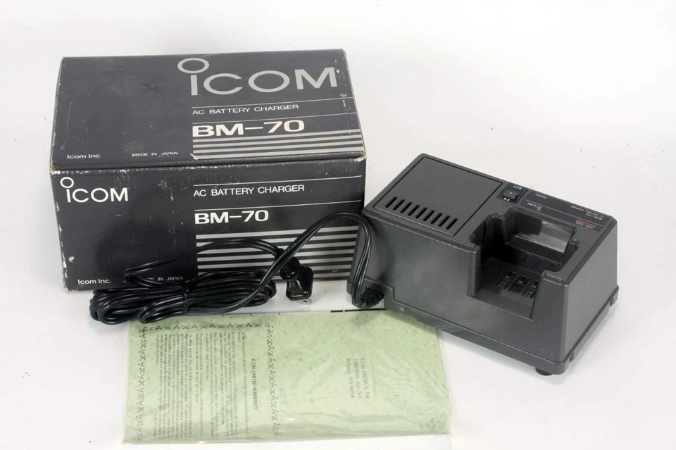 ICOM BM-70 AC Battery Charger  NEW - Image 1 of 1