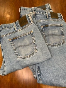 LEE Denim Jeans Herren 40x32 Regular 5 Pocket Hose 3 Paar Vintage - Bild 1 von 15