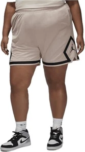 Pantalones cortos para mujer Jordan Sport beige partículas (207) diamante entrepierna de 6" talla 3X FB4590 - Imagen 1 de 4