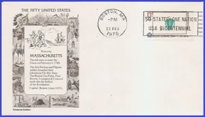 USA5 #1638 U/A ARISTOCRAT FDC   Massachusetts State Flag - Picture 1 of 1