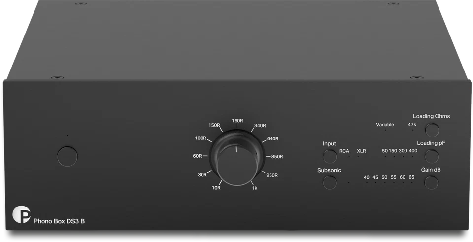 Pro-Ject Phono Box DS3 B Phono-Vorverstärker True-Balanced Schwarz