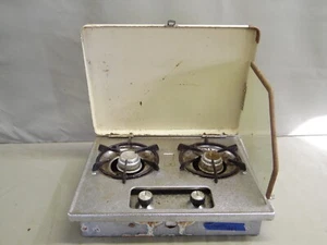 VINTAGE 2 BURNER LP GAS COOK TOP - Bild 1 von 4