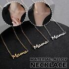 Stainless Steel Mama Letters Mother's Day Mom Pendant Necklace GX Chain Y6B5