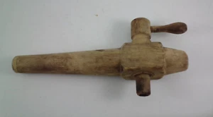 Antique Wooden Barrel Spigot Spout 9 inch - Picture 1 of 4