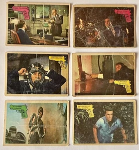 007 James Bond vintage lot 6 Argentina 1968 color trading cards Sean Connery (F) - Picture 1 of 8