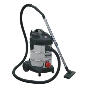 Vacuum Cleaner Industrial 30L 1400W/230V Stainless Drum | PC300SD Sealey New - Picture 1 of 1