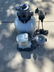 Intex Sand Filter System - With Saltwater Attachment for Above Ground Pools - Picture 1 of 17