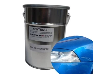1 Liter Basislack Spritzfertig geeignet für Skoda F5W Race Blue Metallic Autola - Bild 1 von 1