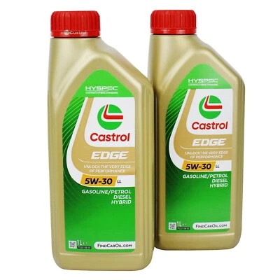 Castrol Edge 2L Liter 5W-30 LL Motor-Öl für VAG BMW Mercedes 5W30 2L - Bild 1 von 3