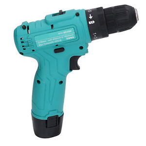 12V Hand Drill Rechargeable High Power Cordless Electric Impact Dril AC100V‑240V