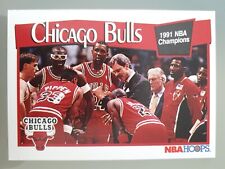 1991-92 NBA Hoops Chicago Bulls Team Card #277 Michael Jordan Basketball Lesen!