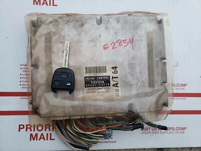 1999 2000 Lexus SC300 ECU ECM Engine Control Module Computer Key 89661-24570 - Image 1 of 4