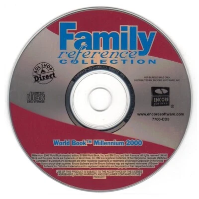 World Book Millennium 2000 (PC-CD-ROM, 1999) for Windows 95/98- NEW CD in SLEEVE - Image 1 of 2