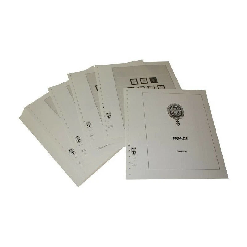 Feuilles pré imprimées Lindner-T France 1849-1940.