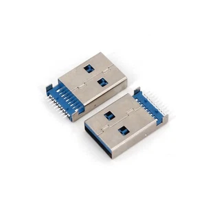 Conector de enchufe de soldadura de montaje en PCB 10 piezas USB 3.0 macho tipo A SMT SMD - Imagen 1 de 5