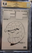 Fantastic Four #1  CGC 9.4 SS Original Sketch Cover Variant By Bob McLeod