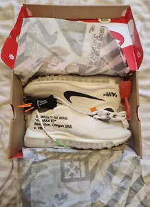The Ten: Nike x Off White / Virgil Abloh OG Release Air Max 97 UK 10 - Foto 1 di 19