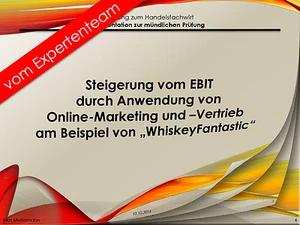 Handelsfachwirt Präsentation zur mdl. Prüfung HFW Online-Marketing #31 - Bild 1 von 4