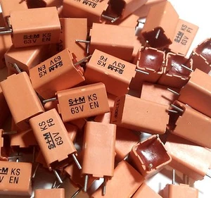 25pcs Siemens 1% 13300pF 63V High End Precision Box Capacitor Audio 12nF - Picture 1 of 10