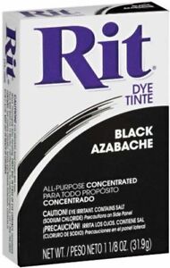 Rit All-Purpose Powder Dye Black 1-1/8 Ounce Package